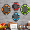 Set of 4 collapsible colanders, Color: Strong