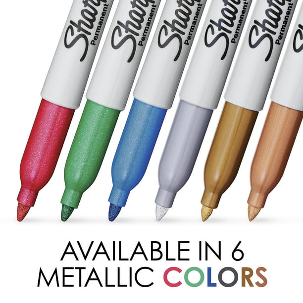 Metallic Marker Set of 2, Silver