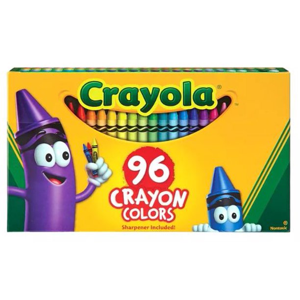 96-Piece Coloring Wax Set