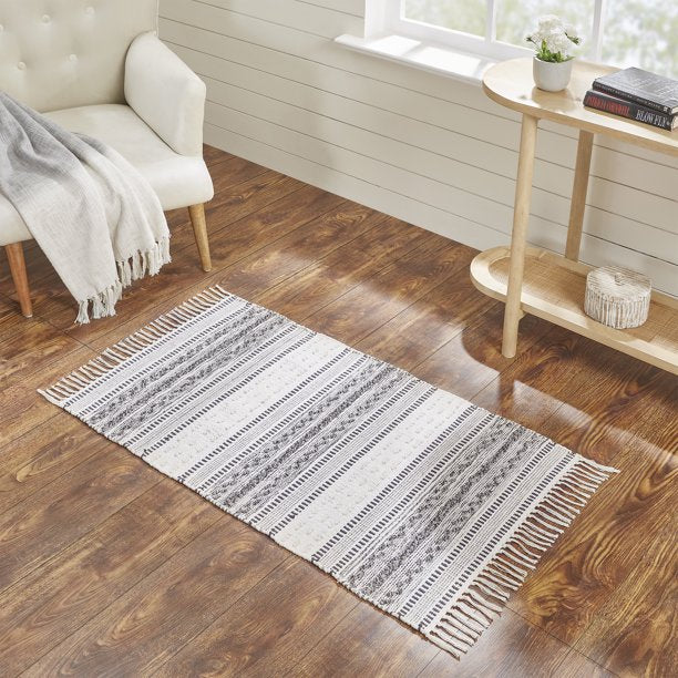 Bekha Multi Stripe Accent Rug, 27" x 45"