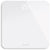 White Designer Bathroom Scale, Glossy Clear Display