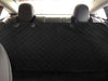 Black waterproof pet back seat cover