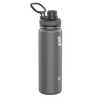 24oz Stainless Steel Water Bottle with Spout, Color: Graphite