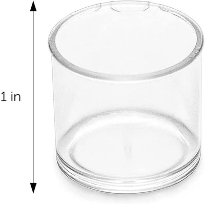 Empty Clear Storage Containers with Lids (Pack of 40)