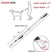 5 Feet Dog Leash, Reflective, 2 Cushioned Handles