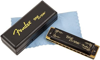 0.25 Pound Harmonica (D), 11.42 x 7.48 x 3.54 in (Black)