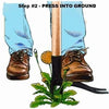 The Original Stand Up Weed Puller Tool with Long Handle