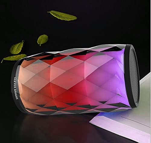 Portable Bluetooth speakers, with 6 colorful light modes