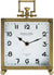 Metal Table Clock, Silent Non-Ticking Classic