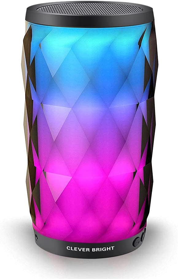 Portable Bluetooth speakers, with 6 colorful light modes