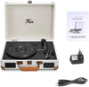 Vinyl Record Player 2 Built-in Speakers-White