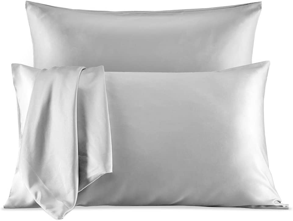 2 Pack Pillowcases, Size 20" x 40", (Gray)