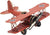 Vintage Retro Iron Aircraft Craft, (Dark Orange)