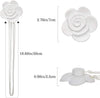 Magnetic Curtain Tiebacks, White