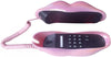 Corded lip landline phone (pink)