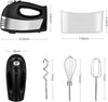 Hand Mixer Electric, Color: Black, 10.9 x 3.1 x 8.3 inches