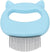 Pet comb massager, blue