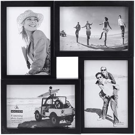 4x6 4-Opening Matted Collage Picture Frame