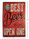 Retro Metal Tin Sign, Bar Pub Poster 8x12