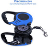 Pet Leash with 1 Portable Silicone Container, Blue