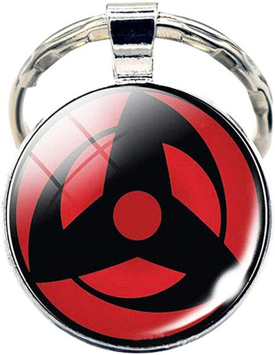 Rinnegan Sharingan Keychain Pendant - Metal (0.7oz)