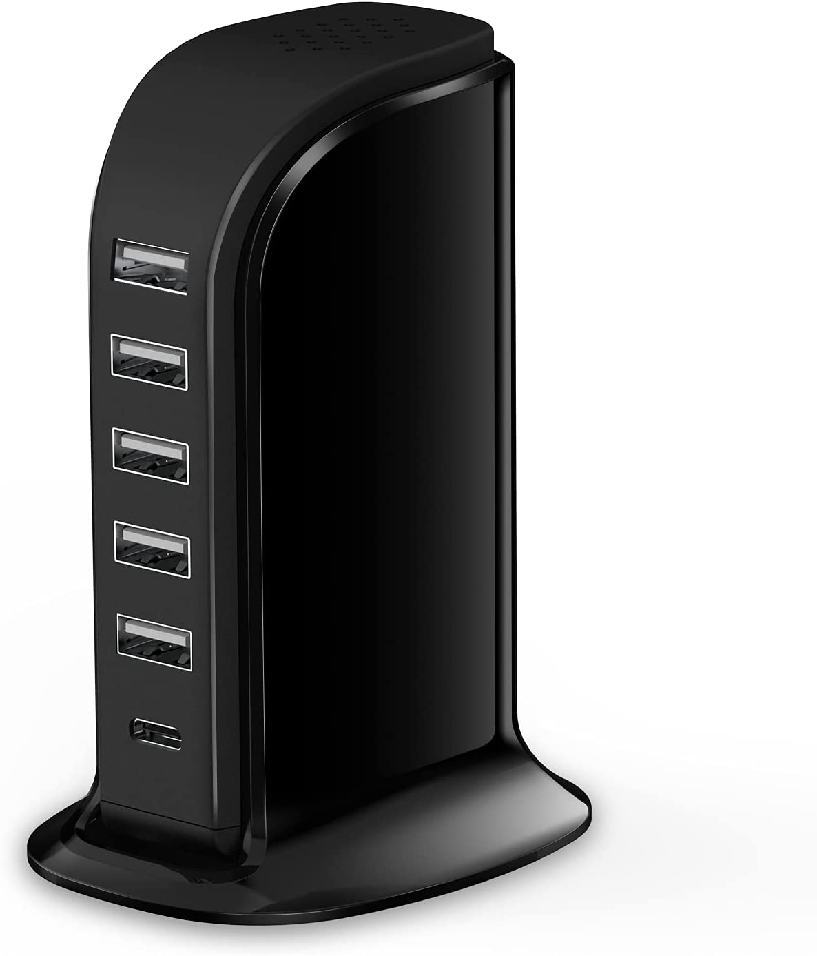 6-in-1 charging block, black