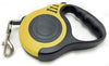 10ft Retractable pet leash, yellow