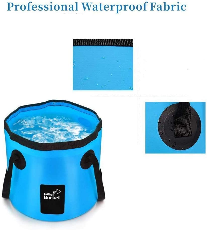 5 Gallon (20L) Collapsible Bucket, (Blue)