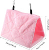 Soft warm cotton hammock for pets (Medium) Pink