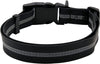 Durable Anti-odor Waterproof Pet Collar, size l, Black