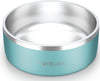 Stainless Steel Insulated Dog Bowl, Blue