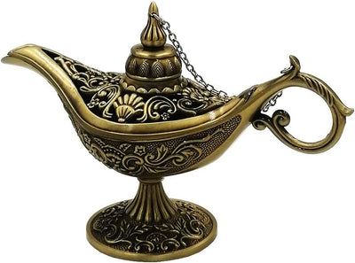 Vintage Aladdin's Genie Lamp (Medium Bronze)