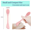 Double ended facial mask brushes, 2pcs (pink+sky blue)