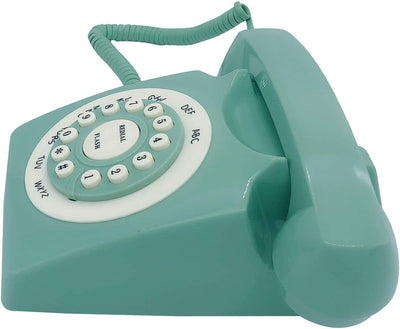 Classic old fashion phone (green)