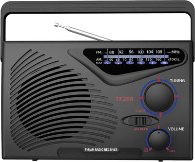 am fm portable radios 1200MA rechargeable battery