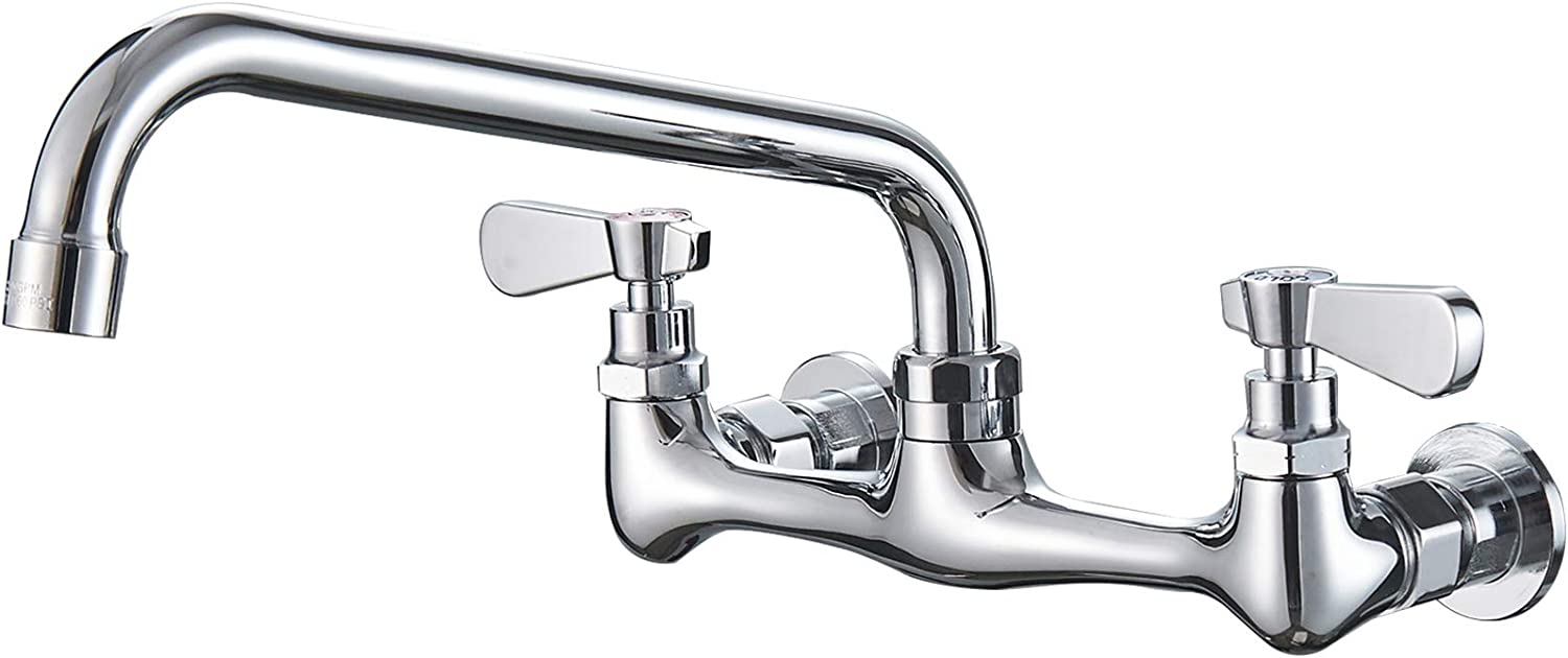 10 Inch Swivel Spout Kitchen Wall Mounted Faucet