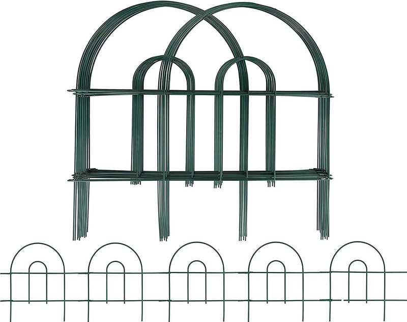 Decorative Garden Fence, Stainless Iron, 18 in. x 15 ft.