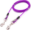 10ft Galvanized Steel Wire Pet Leash,purple