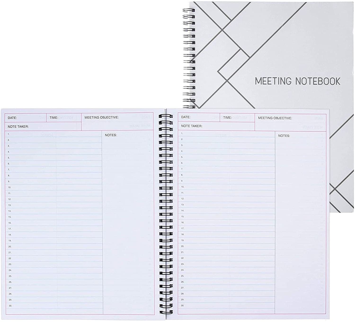 2 Pack Office Meeting Notebooks