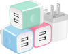 Dual Port USB Wall Charger Travel Plug Charging Block