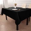 Rectangular Tablecloth, 90" x 156" (Color: Black)