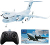 2.4Ghz Remote Controlled C-17 Airplane, 2 Channels, Gray