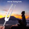 512 Hz tuning fork with silicone hammer and cleaning cloth