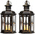 Decorative lanterns, vintage style, Set of 2-black