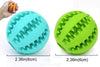 2-Pack Bite Resistant Blue and Green Pet Toy Balls