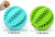 2-Pack Bite Resistant Blue and Green Pet Toy Balls