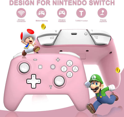 Wireless gamepad joystick (pink)