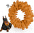 Natural Rubber Chew Toys for Pets, brown