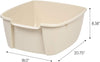 Large Corner Sandbox with Scoop (Jumbo/Almond)