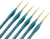 6 Pcs Fine Paint Brush Set for Miniature Crafts and Art Painting